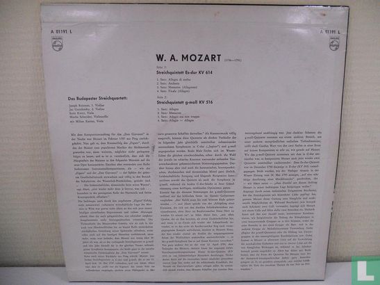 Mozart Streichquintett ES-Dur KV 614 Und G-Moll KV 516 - Image 2