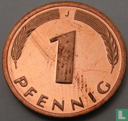 Allemagne 1 pfennig 1999 (J) - Image 2