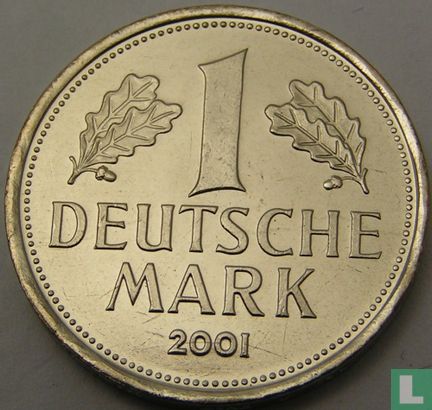 Germany 1 mark 2001 (F) - Image 1