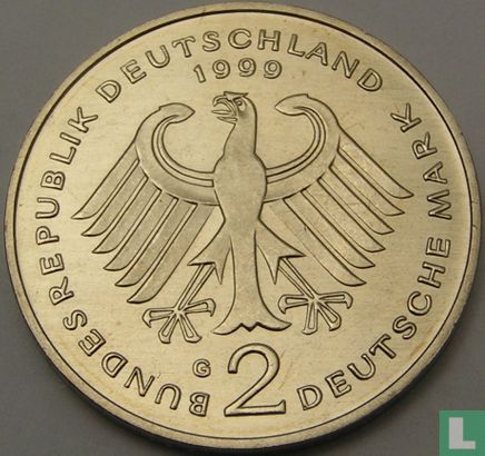 Allemagne 2 mark 1999 (G - Willy Brandt) - Image 1