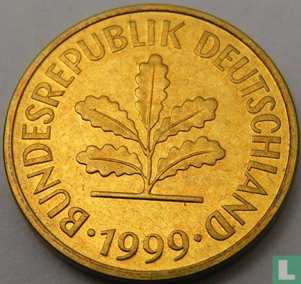 Duitsland 5 pfennig 1999 (A) - Afbeelding 1