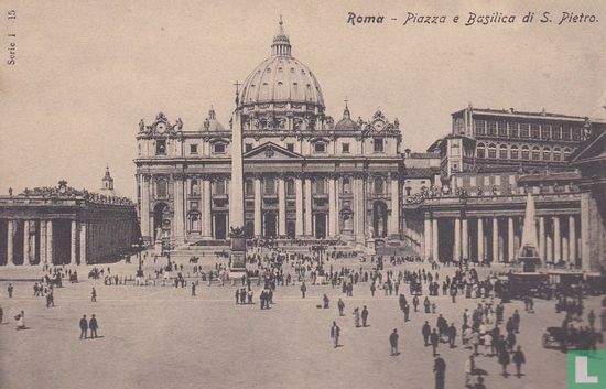 Roma - Piazza Basilica St Piedro  - Afbeelding 1