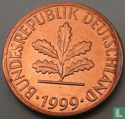 Germany 1 pfennig 1999 (D) - Image 1