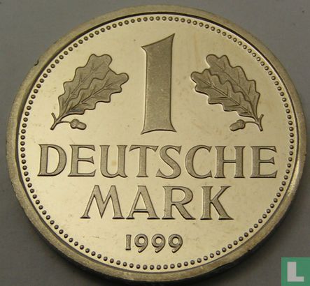 Allemagne 1 mark 1999 (J) - Image 1
