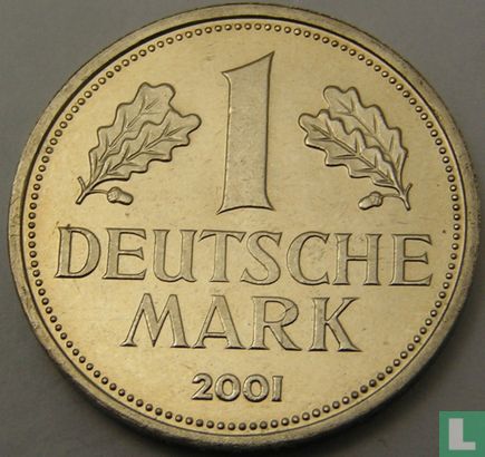 Germany 1 mark 2001 (G) - Image 1