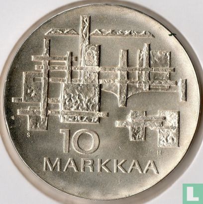 Finlande 10 markkaa 1967 "50th anniversary of Independence" - Image 2
