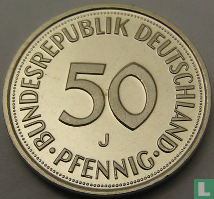 Allemagne 50 pfennig 2001 (J) - Image 2
