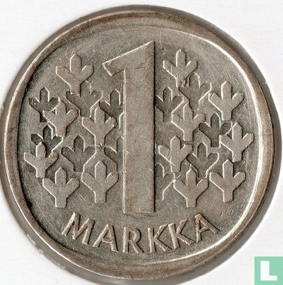 Finlande 1 markka 1968 - Image 2