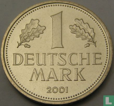 Duitsland 1 mark 2001 (A) - Afbeelding 1