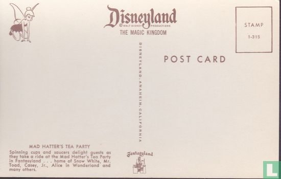 Disneyland - Mad Hatter's Tea Party - Fantasyland - Image 2
