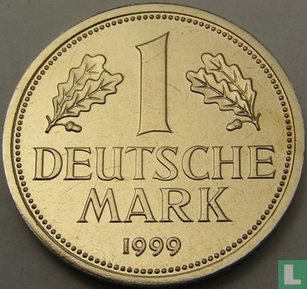 Germany 1 mark 1999 (F) - Image 1