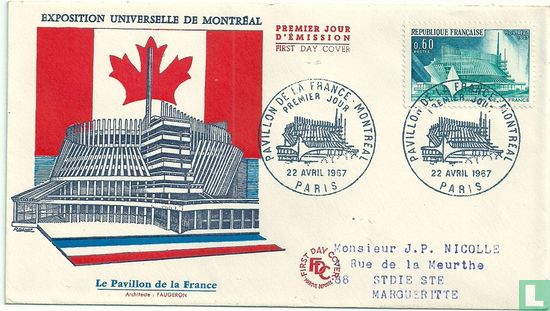 Pavillon von Frankreich in Montreal