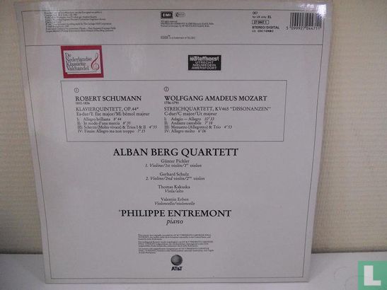 Schumann - Mozart  Live Recording From Carnegie Hall - Bild 2