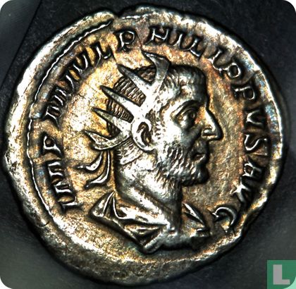 Romeinse Rijk, AR Antoninianus,244-249 AD, Philippus I , Rome, 246-247 AD - Afbeelding 1