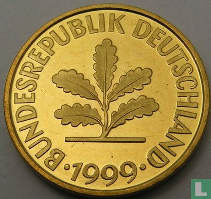 Germany 10 pfennig 1999 (J) - Image 1