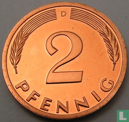 Deutschland 2 Pfennig 1999 (D) - Bild 2