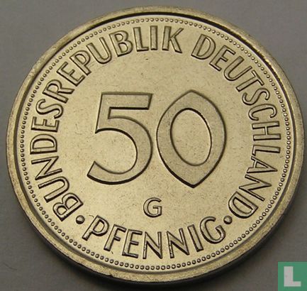 Allemagne 50 pfennig 2001 (G) - Image 2