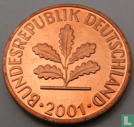 Deutschland 1 Pfennig 2001 (A) - Bild 1