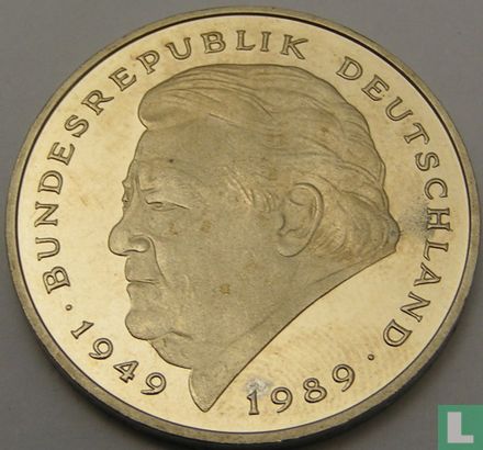 Duitsland 2 mark 1999 (J - Franz Joseph Strauss) - Afbeelding 2