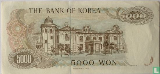 Zuid-Korea 5.000 Won - Afbeelding 2