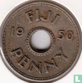 Fiji 1 penny 1950 - Image 1