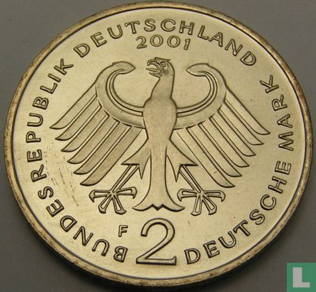 Duitsland 2 mark 2001 (F - Willy Brandt) - Afbeelding 1