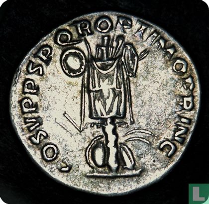 Romeinse rijk, AR Denarius, 98-117 AD, Trajanus, Rome, 107 AD var. - Afbeelding 2