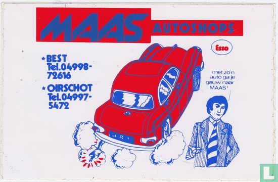 MAAS autoshops / Esso / Met zo'n auto ga je gauw naar MAAS!