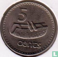Fiji 5 cents 1987 - Image 2