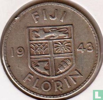 Fidji 1 florin 1943 - Image 1
