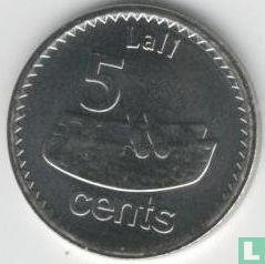Fiji 5 cents 2012 - Image 2