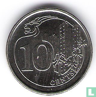 Singapour 10 cents 2013 (type 2) - Image 2