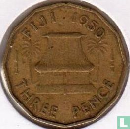 Fidschi 3 Pence 1950 - Bild 1