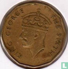 Fiji 3 pence  1950 - Afbeelding 2