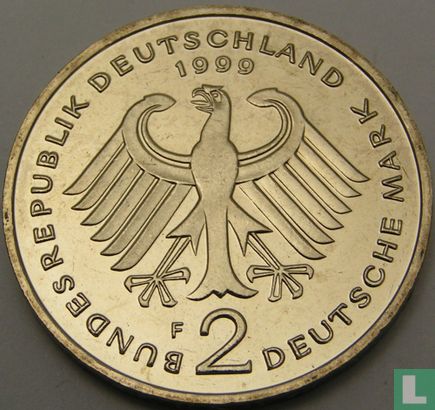 Deutschland 2 Mark 1999 (F - Ludwig Erhard) - Bild 1