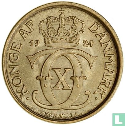 Denmark ½ krone 1924 - Image 1