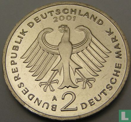 Germany 2 mark 2001 (A - Ludwig Erhard) - Image 1