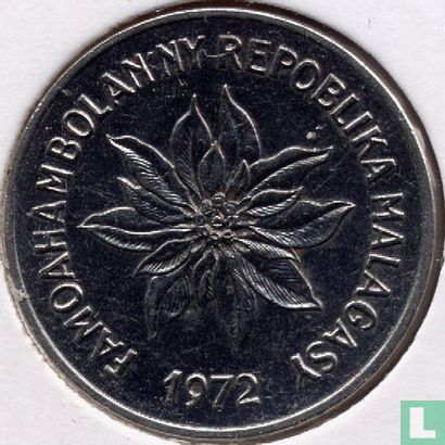 Madagaskar 5 francs 1972 - Afbeelding 1