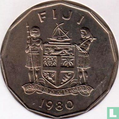Fiji 50 cents 1980 "10th Anniversary of Independence" - Image 1