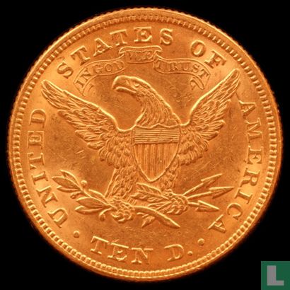 Vereinigte Staaten 10 Dollar 1880 (ohne Buchstabe) - Bild 2