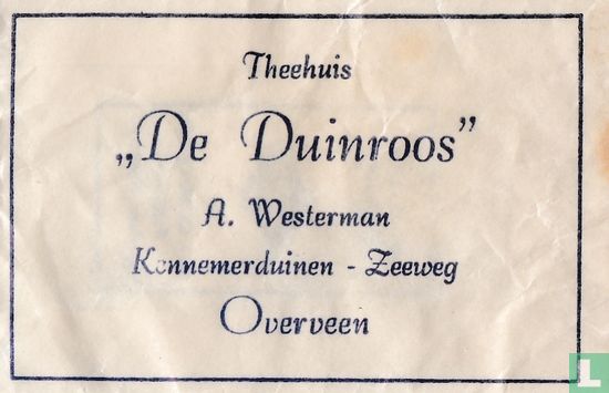 Theehuis "De Duinroos" - Afbeelding 1