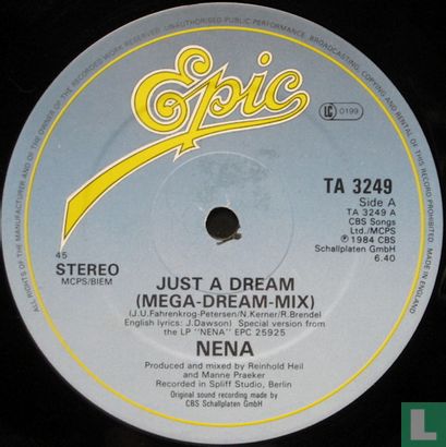 Just A Dream (Mega Dream Mix) - Afbeelding 3