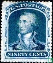 Founding Fathers, met inschrift "U.S. POSTAGE"