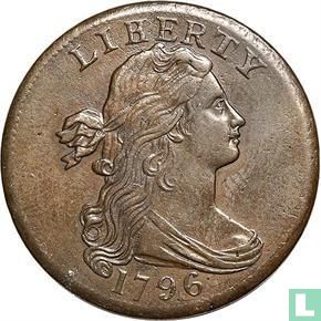 Verenigde Staten 1 cent 1796 (Draped bust - LIHERTY) - Afbeelding 1