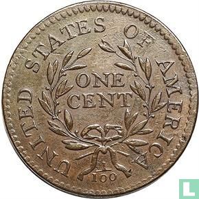 États-Unis 1 cent 1796 (Draped bust - LIHERTY) - Image 2