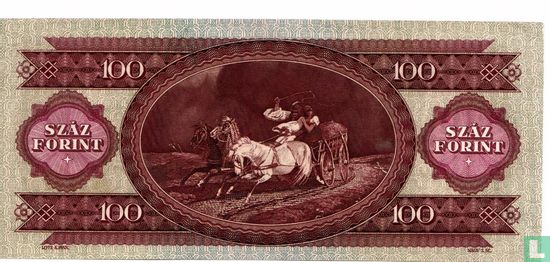 Hongrie 100 Forint 1962 - Image 2