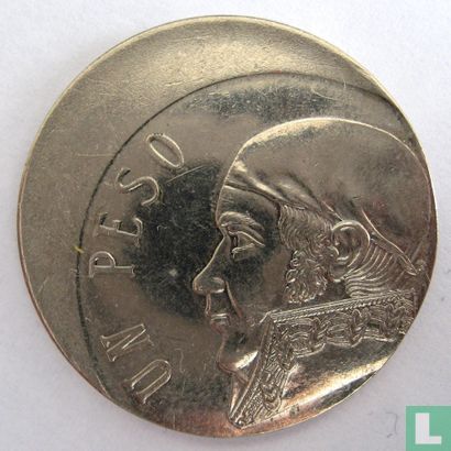 Mexico 1 peso (misslag) - Afbeelding 1