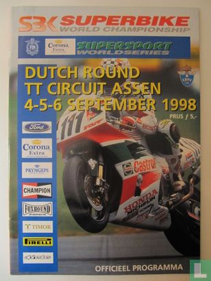 Programma Superbike TT Circuit Assen 1998