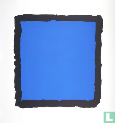 Blauw vierkant met Zwarte rand - Image 1