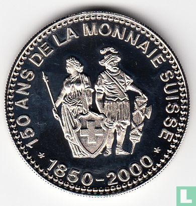 Zwitserland 10 francs "150 jaar Zwitserse Munt" - Afbeelding 2